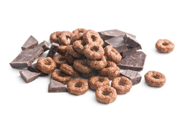 Anillos de cereales y chocolate —  Fotos de Stock