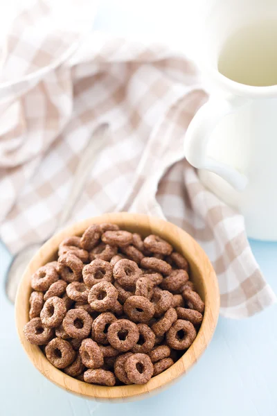 Anillos de cereales de chocolate —  Fotos de Stock