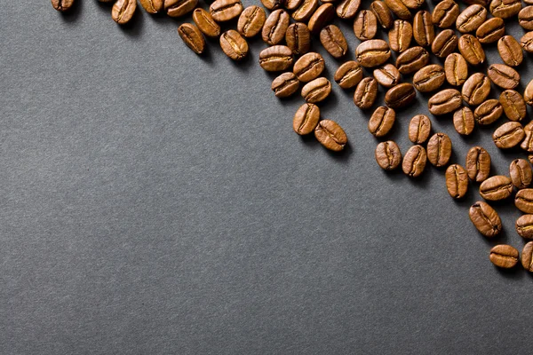 Vista superior de grãos de café — Fotografia de Stock