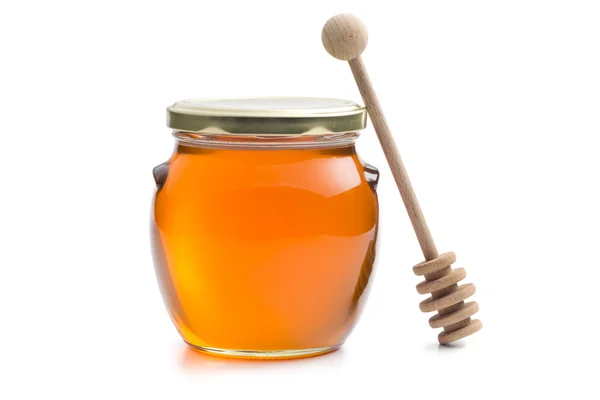 Honey in a jar — Stock Photo, Image