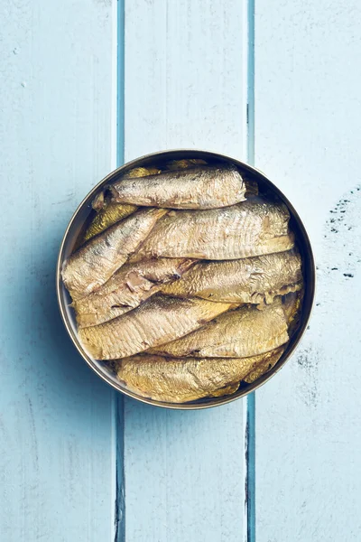 Can of sprats — Stock Photo, Image