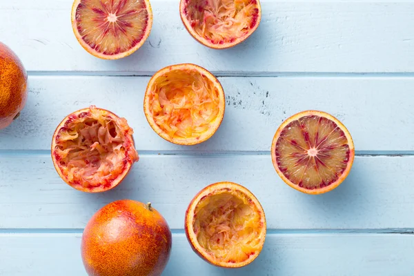 一半的血橙 — 图库照片