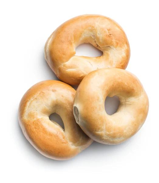 Drei Bagels — Stockfoto