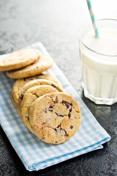 Chocolade koekjes — Stockfoto