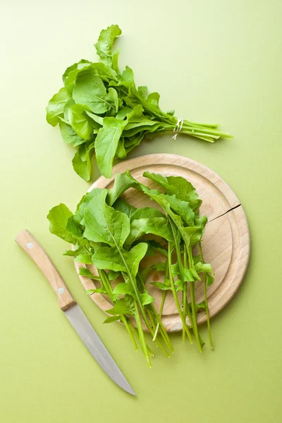 Folhas de Arugula — Fotografia de Stock