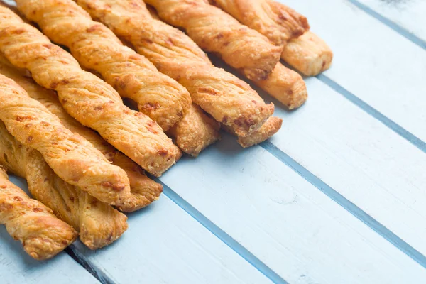 Bread sticks with cheese — Stock Photo, Image