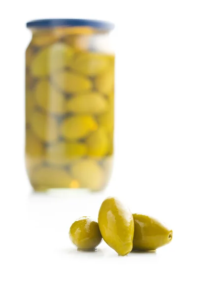 Green olives — Stock Photo, Image