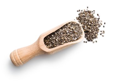 chia seeds in scoop clipart