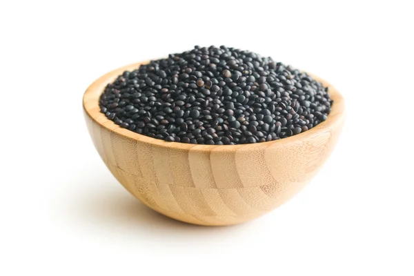 Beluga. Black lentil. — Stock Photo, Image