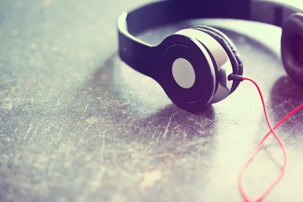 Vintage shot of headphones — Stock Photo, Image