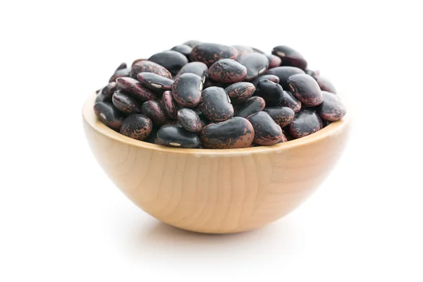 Sušené fazole v misce — Stock fotografie