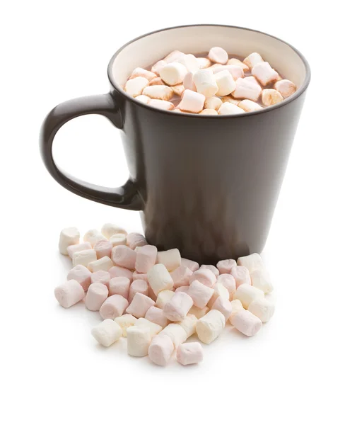 Kakaový nápoj s marshmallows — Stock fotografie