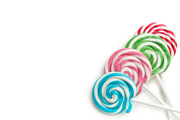 Colorful swirl lollipop — Stock Photo, Image