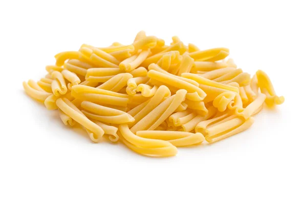 Uncooked pasta caserecce — Stock Photo, Image