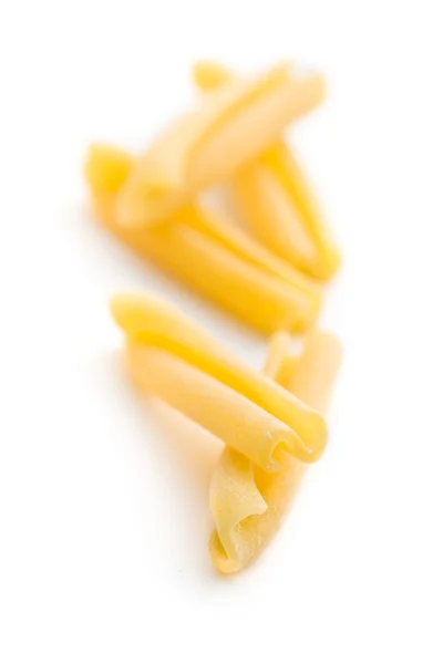 Uncooked pasta caserecce — Stock Photo, Image