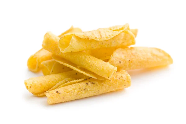 Rolled nacho chips — Stock Photo, Image