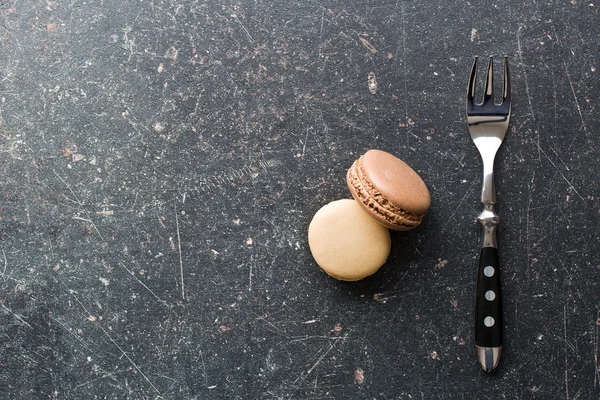 Macarons με γεύση καφέ — Φωτογραφία Αρχείου