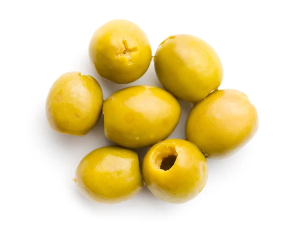 Olives vertes dénoyautées — Photo