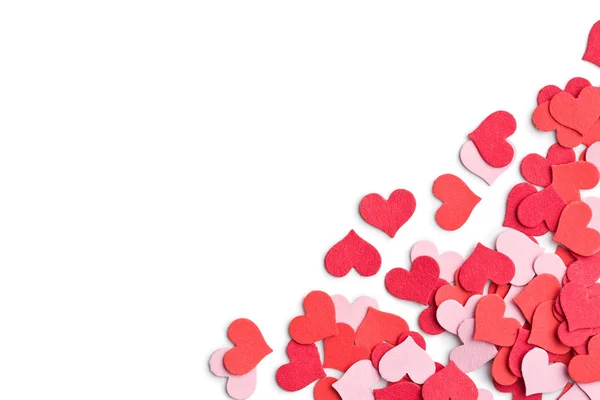 Красные сердца — стоковое фото
