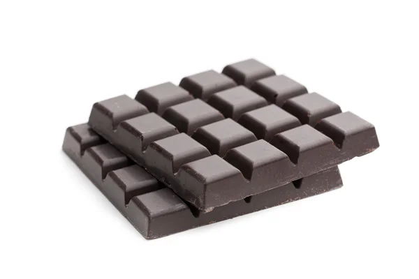 Barras de chocolate escuro — Fotografia de Stock