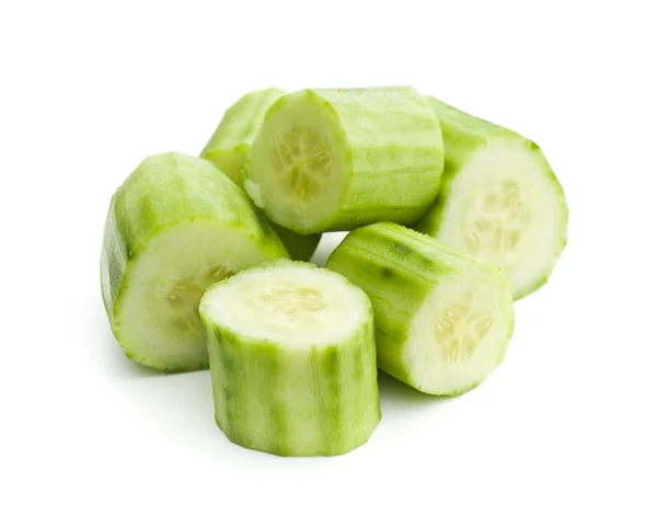 The peeled cucumber — Stock Photo, Image