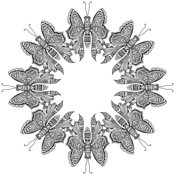 Erstaunliche Schmetterlinge — Stockvektor