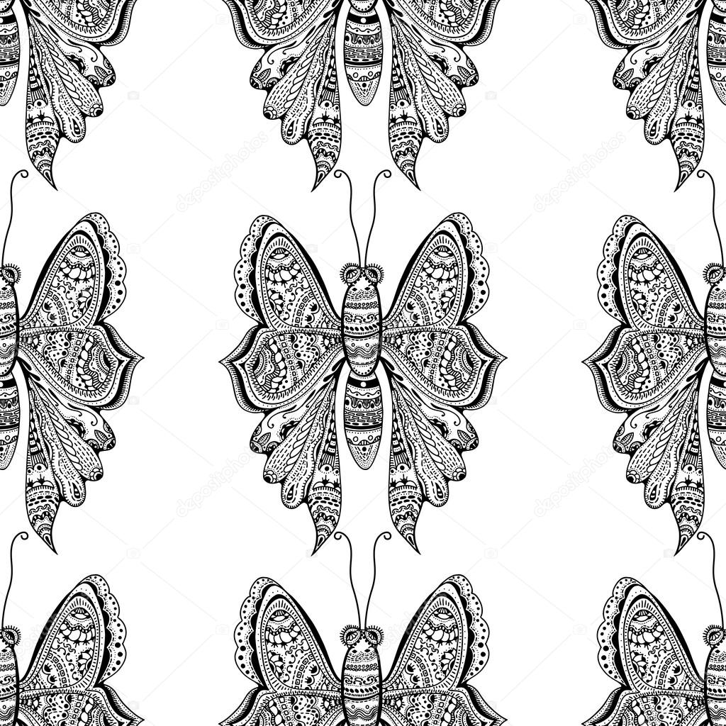 stylized brown Butterfly