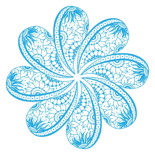 Dekoratif yuvarlak dantel çiçek