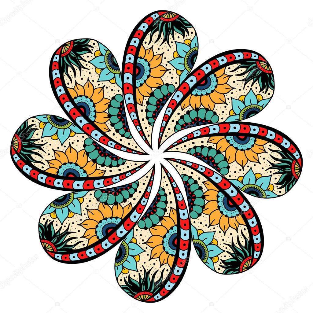 Mandala round ornament