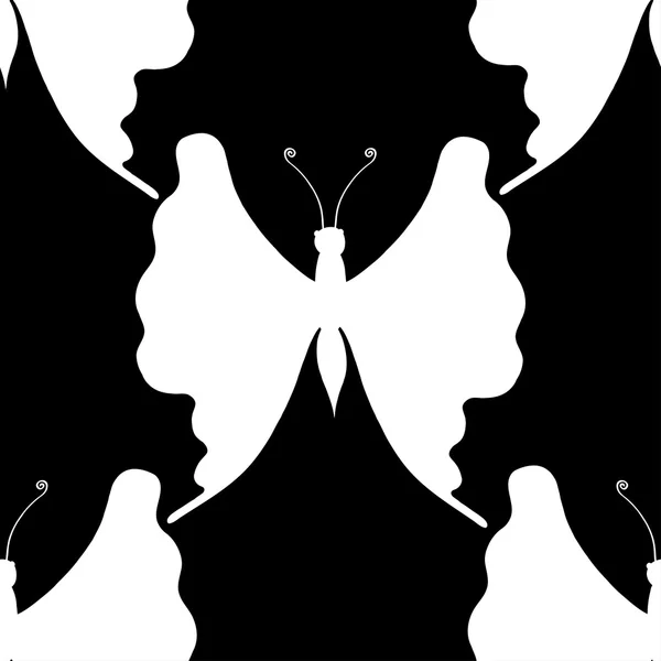 Fondo de mariposas — Vector de stock