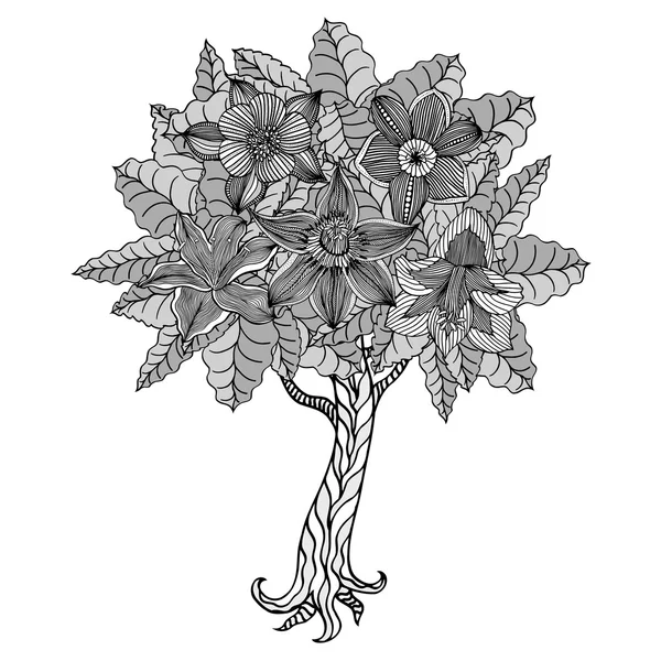 ağaç yaprakları ile