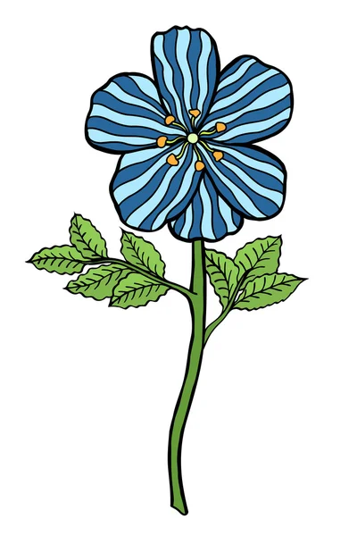 Handgezeichnete Blume — Stockvektor