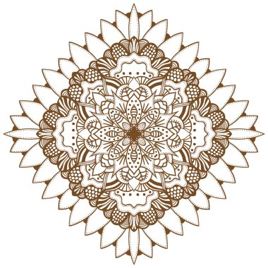 soyut çiçek süsleme