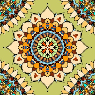 Kusursuz vektör renkli desen.