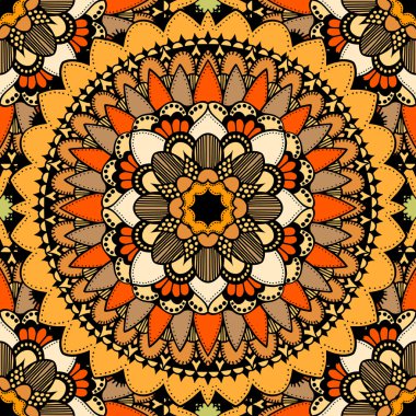 Kusursuz vektör renkli desen.