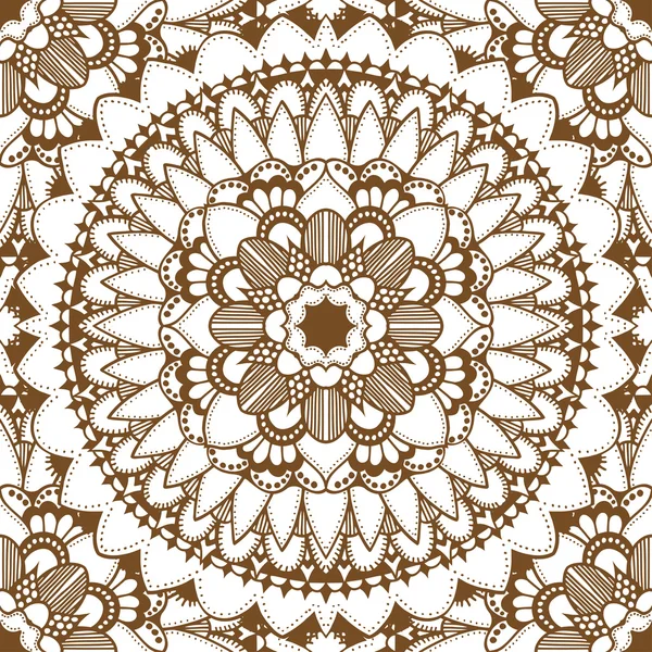 Patrón sin costuras mandalas — Vector de stock