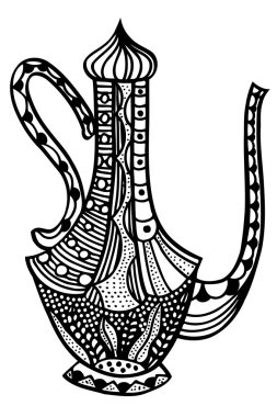 sürahi izole vektör