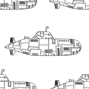 Doodle kroki denizaltı