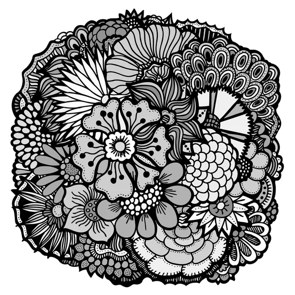 Set de fleurs printanières — Image vectorielle