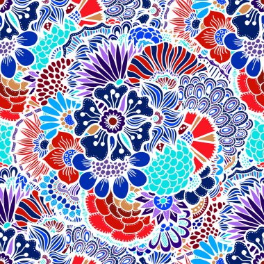 Çiçekler pürüzsüz desen