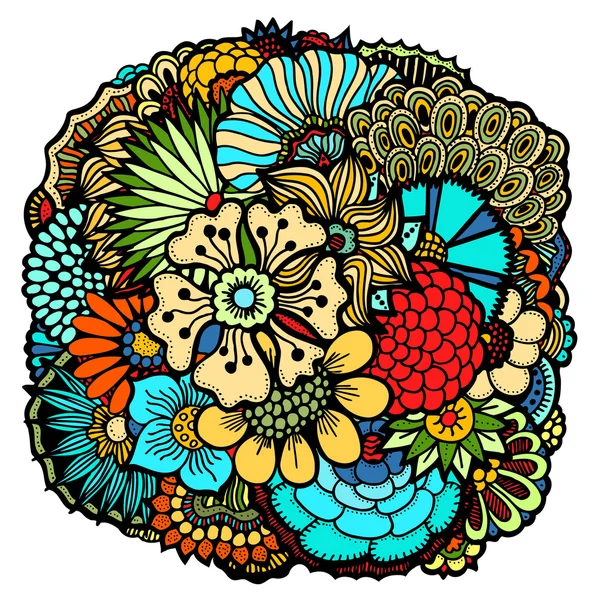 Set de fleurs printanières — Image vectorielle