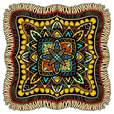 Süslü Doğu mandala
