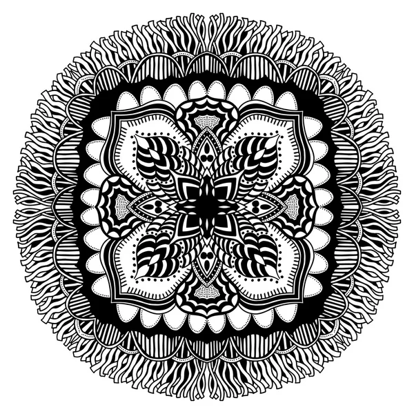 Mandala. Éléments décoratifs ethniques . — Image vectorielle