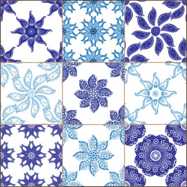 Fayans zemin süsleme koleksiyonu