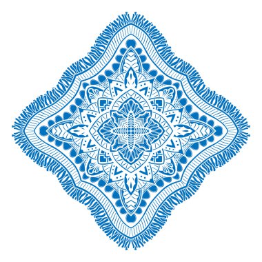 soyut çiçek süsleme