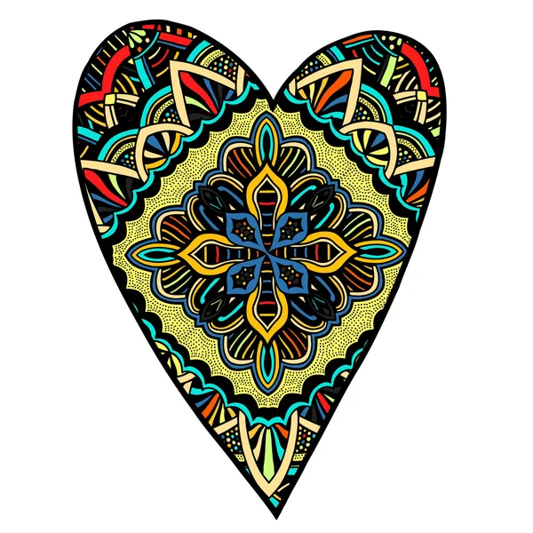 hearts in zentangle style — Stock Vector © frescomovie #95070038