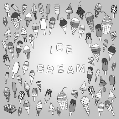 dondurma waffle koni arka plan