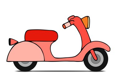 izole klasik motosiklet