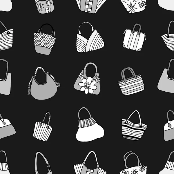 Bolsos de mujer de diseño de colección — Archivo Imágenes Vectoriales