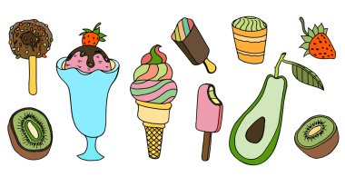 Vektör dondurma topluluğu